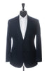 Atelier Munro Midnight Blue Herringbone Wool Suit