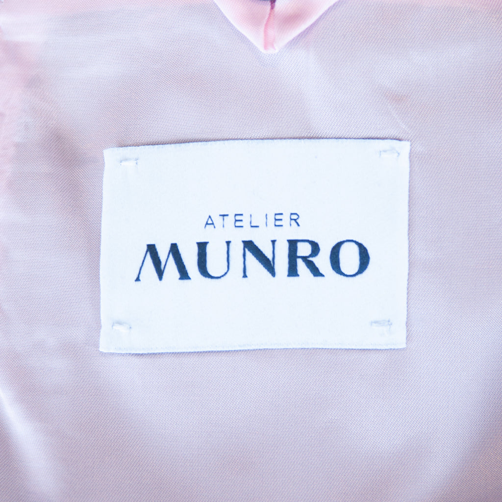 Atelier Munro Light Blue Check Wool Suit