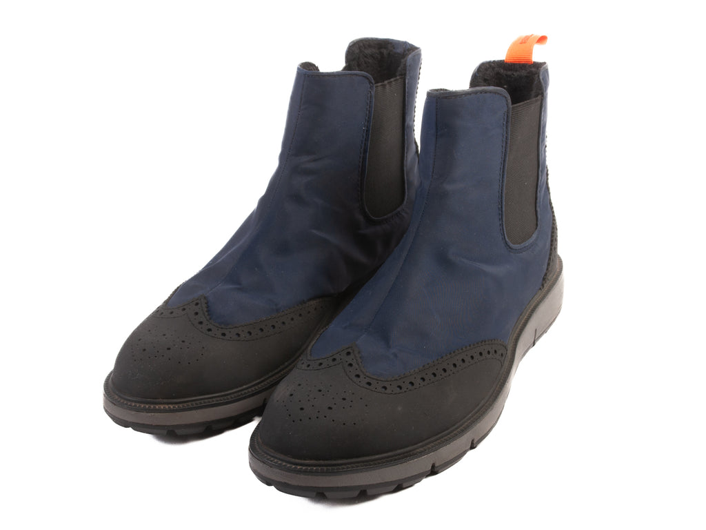 Swims Navy Blue Winter Chelsea Boots