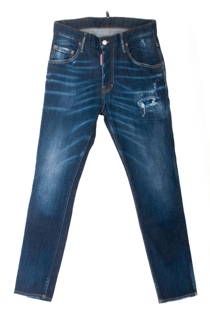 DSquared2 Distressed Blue Super Twinky Jeans