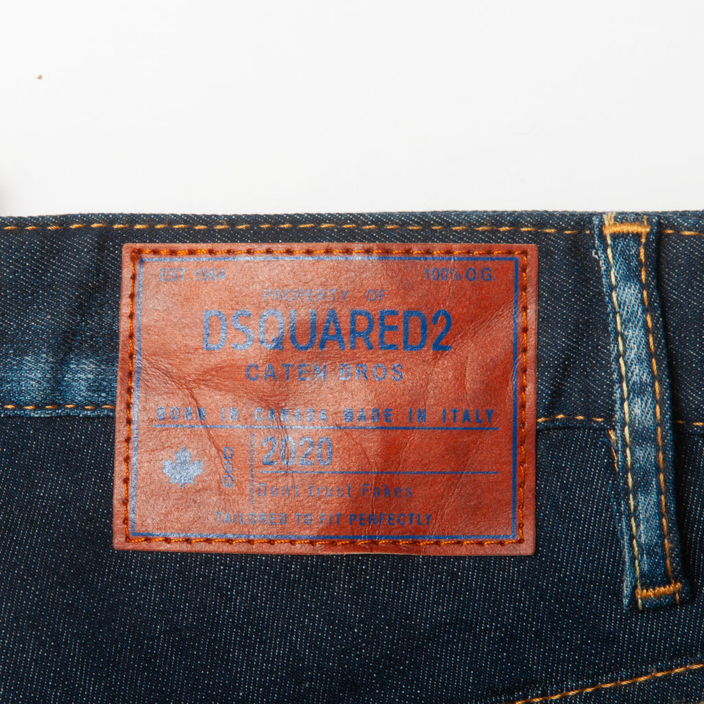 DSquared2 Distressed Blue Super Twinky Jeans