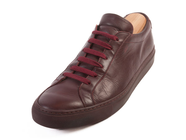 Common Projects Achilles in Merlot Leather