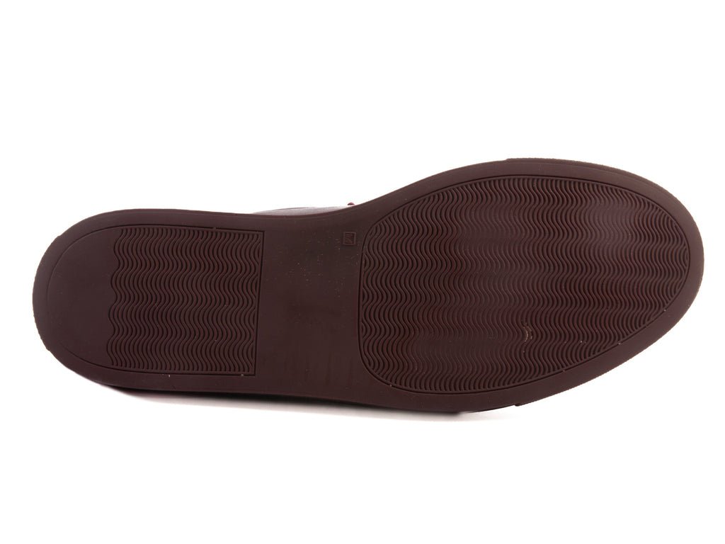 Common Projects Achilles in Merlot Leather