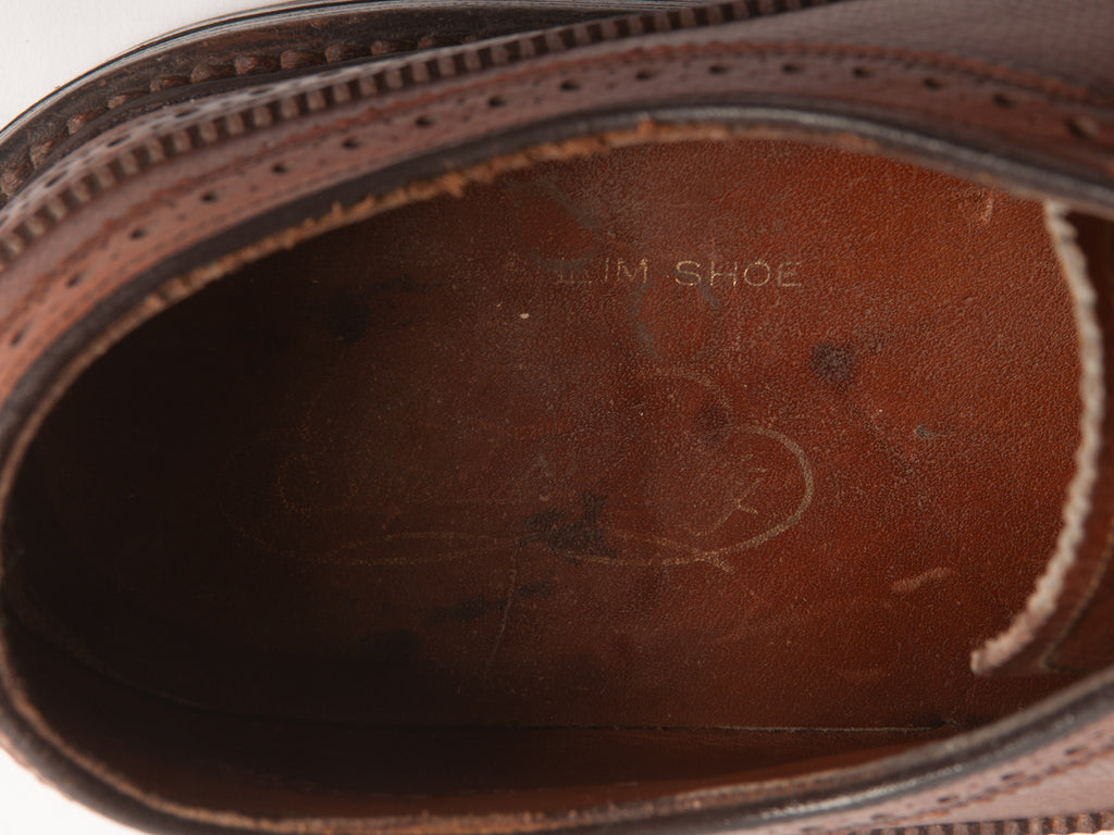 Florsheim Imperial Vintage Brown Longwing Shoes