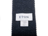 Eton Slate Blue Cotton Knit Tie