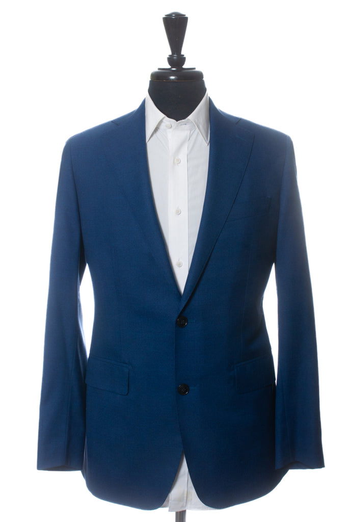 Atelier Munro Blue Ariston Super 160s Wool Suit