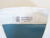 Brunello Cucinelli Blue Striped Polo Shirt