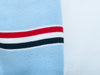 Thom Brown Light Blue Four Bar Crew Neck Sweater