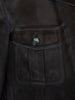 Tom Ford Slate Brown Lambskin Suede Jacket