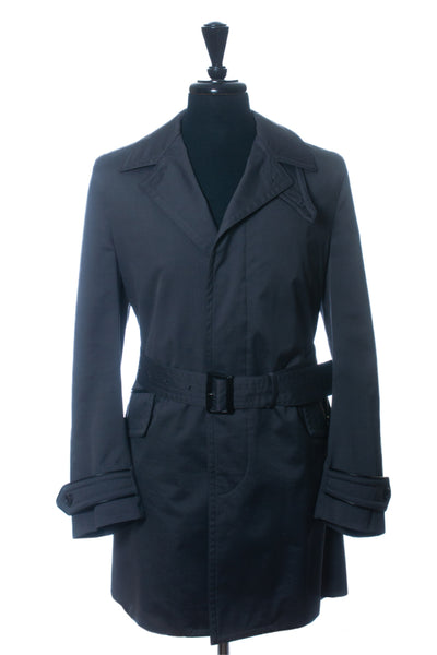 Tom Ford Grey Silk Blend Trench Coat