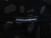 Dolce & Gabbana Black Leopard Print Slim Fit Denim Set