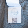 Moncler Grey Cashmere Blend Girocollo Tricot Crew Neck Sweater
