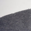 Moncler Grey Cashmere Blend Girocollo Tricot Crew Neck Sweater