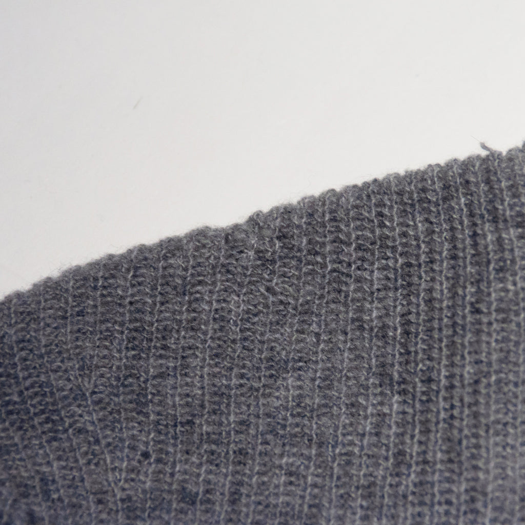 Moncler Grey Cashmere Blend Girocollo Tricot Crew Neck Sweater