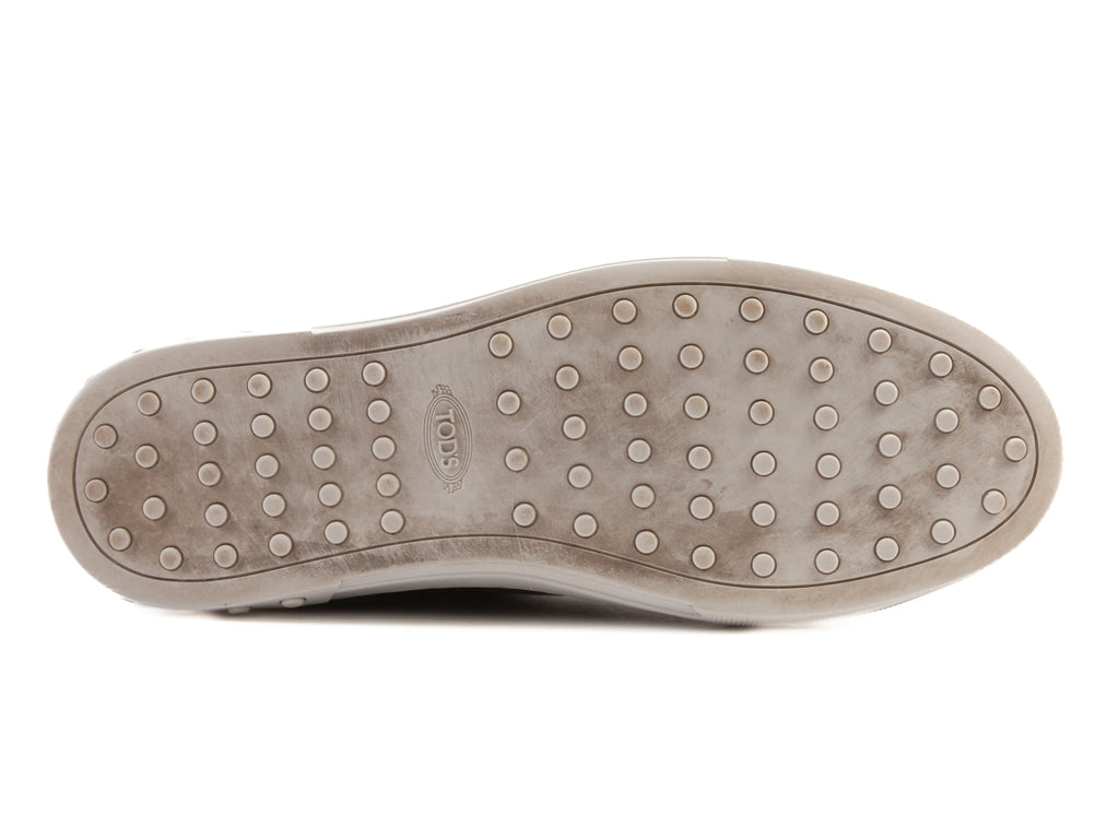 Tod’s Brown Leather Slip-On Sneakers