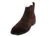 Santoni Charcoal Brown Suede Chelsea Boots