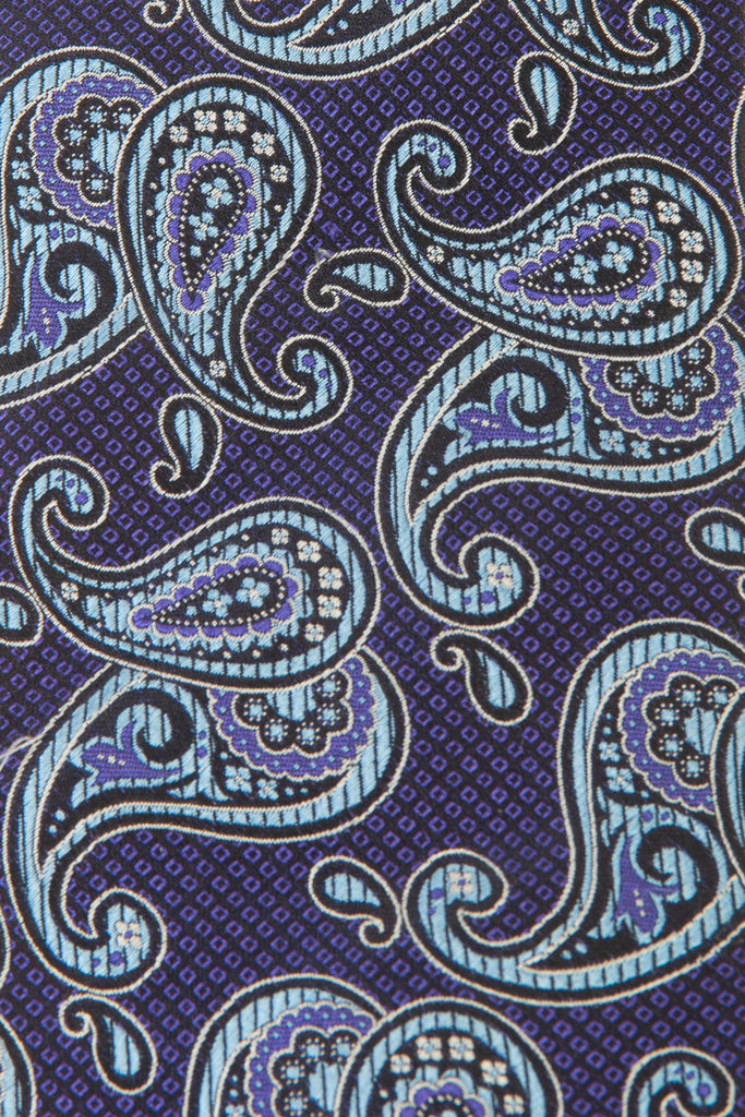 Canali 1934 Purple Paisley Tie