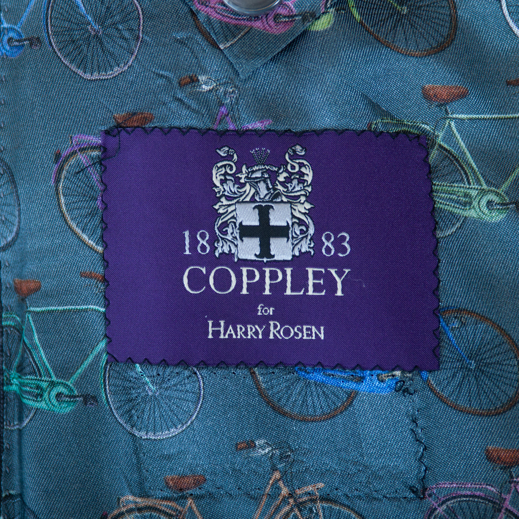 Coppley Grey Check Holland & Sherry Super 130s Worsted Wool Suit