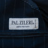 Pal Zileri Navy Blue Pinstripe Cashmere Blend Flannel Slim Fit Suit
