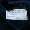 Pal Zileri Navy Blue Pinstripe Cashmere Blend Flannel Slim Fit Suit