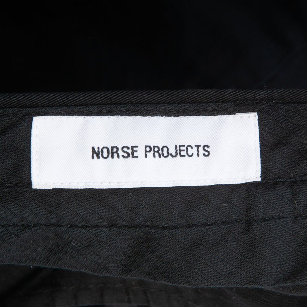 Norse Projects Black Regular Fit Anderson Chinos