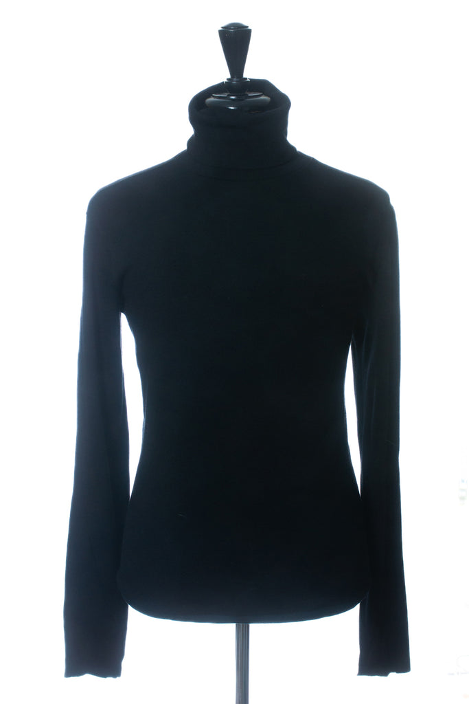 Zam Barrett Black Roll Neck Sweater