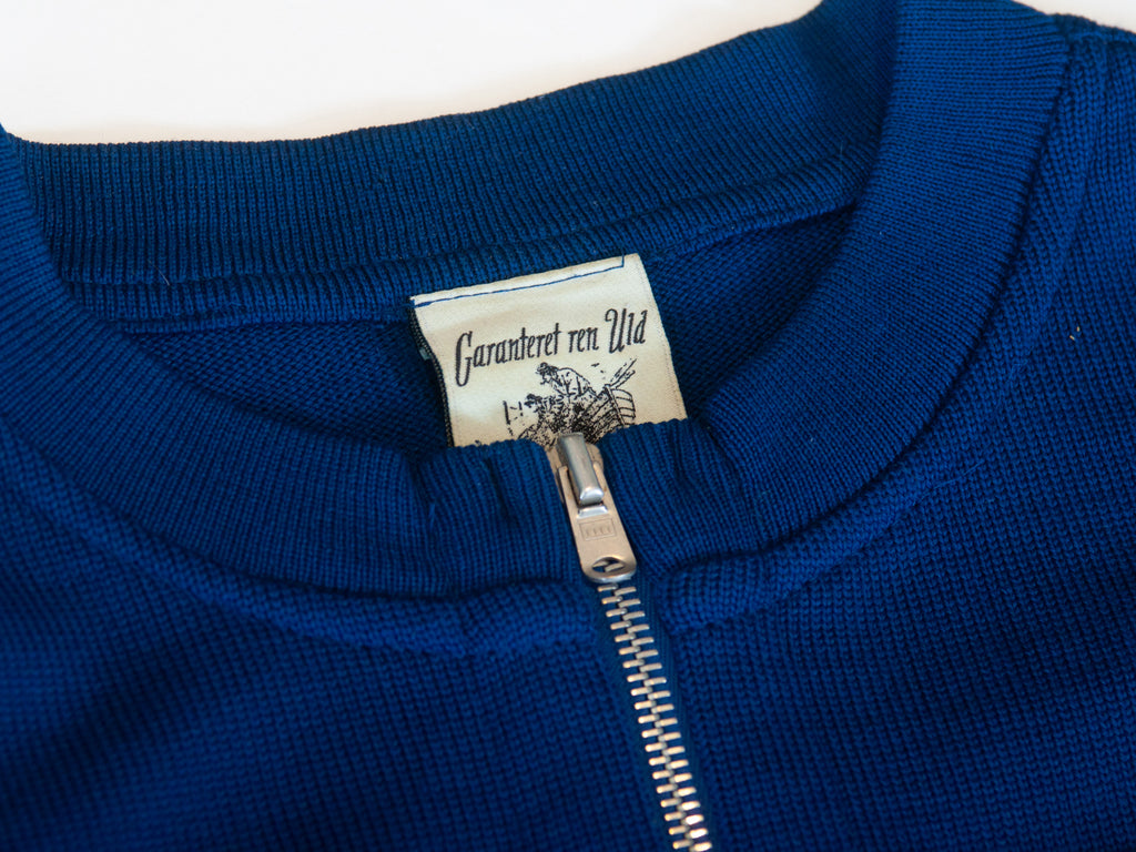 SNS Herning Dark Blue Full Zip Sweater