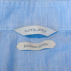 SuitSupply Blue Knit Egyptian Cotton Shirt