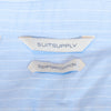 SuitSupply Blue Striped Egyptian Cotton Shirt