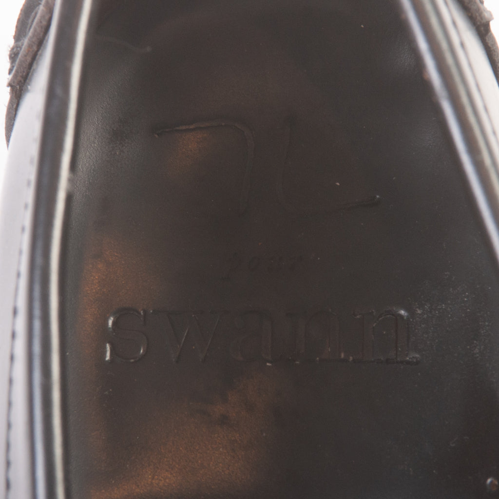Septieme Largeur for Swann Black Leather Loafers