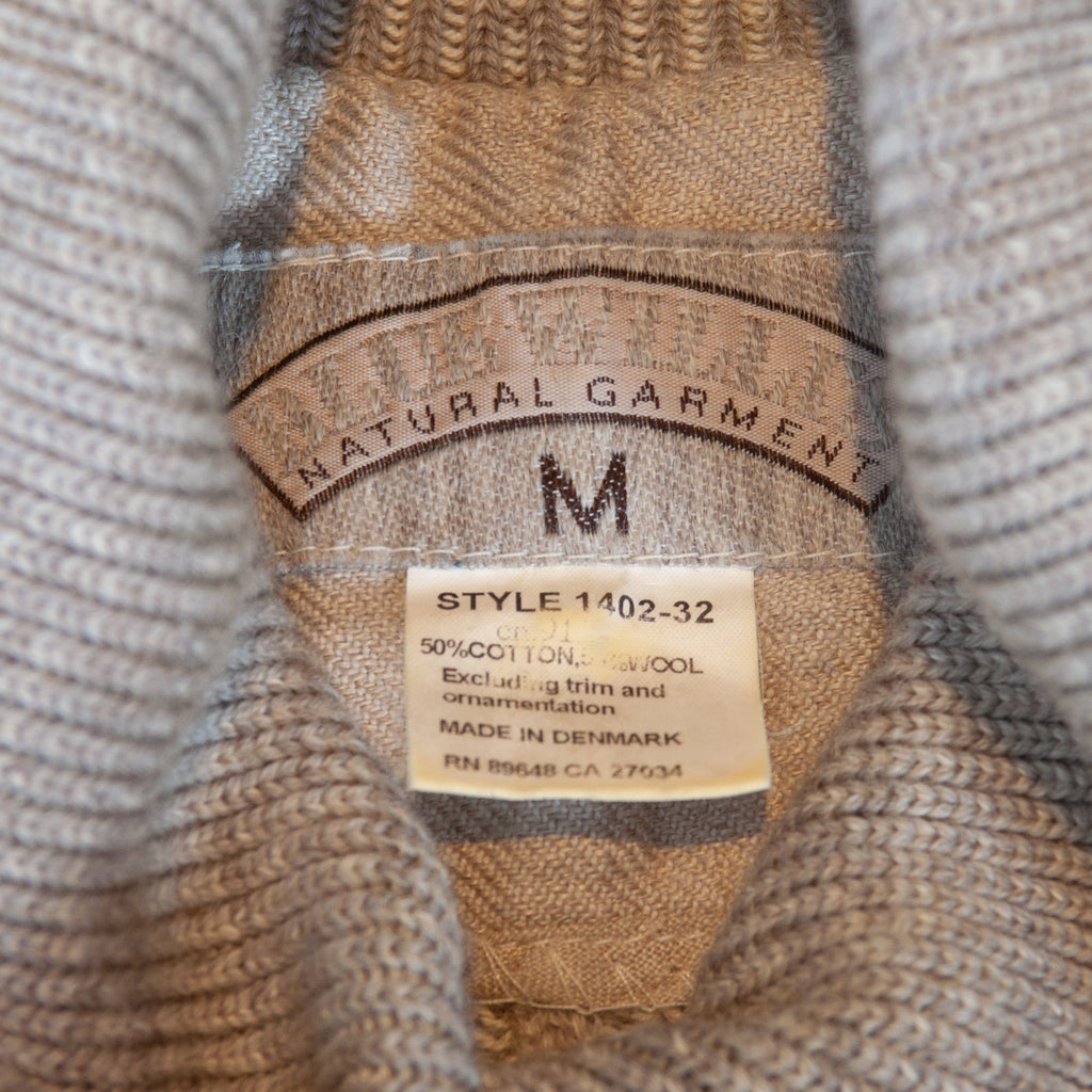 Blue Willi’s Oatmeal Brown Danish Cardigan Sweater