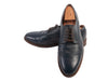 Zapato Sanchez Handmade Navy Blue Derby Shoes
