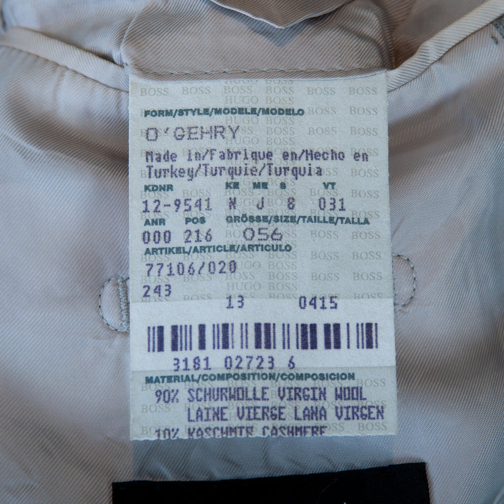 Hugo Boss Selection Grey Check Cashmere Blend O’Ghery Blazer