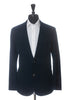 Lanvin Navy Blue Reverse Seam Knit Blazer