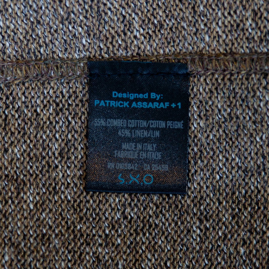 Patrick Assaraf Brown Knit Blazer