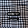 Tom Ford Black on White Check French Cuff Shirt