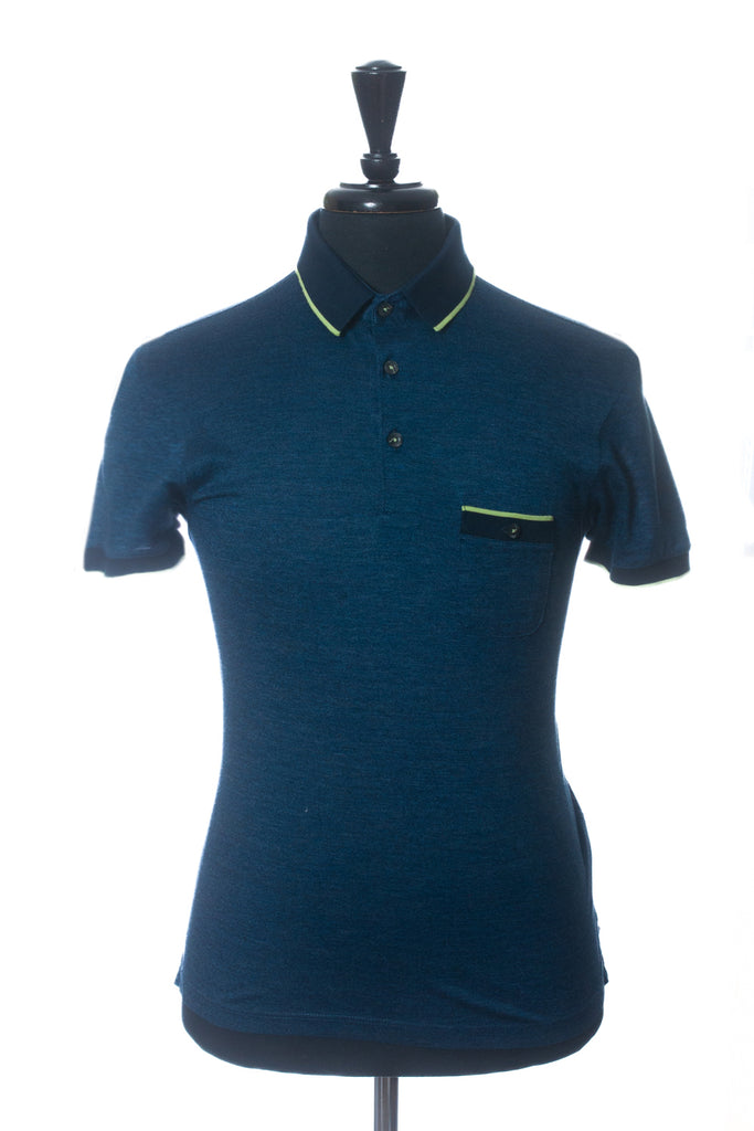 Gran Sasso Blue Polo Shirt