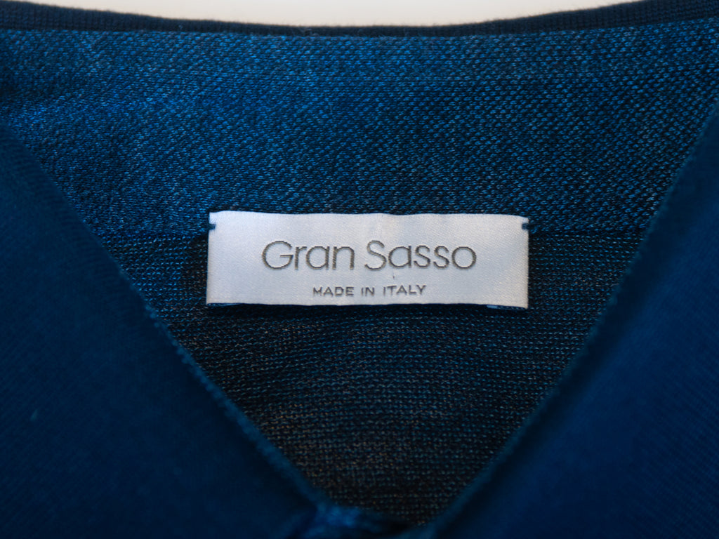 Gran Sasso Blue Polo Shirt