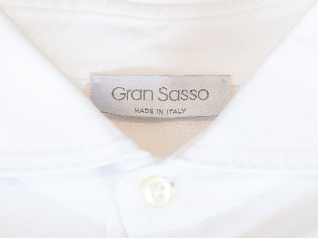 Gran Sasso White Polo Shirt