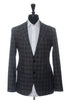 Tagliatore Grey Check Stretch Wool Suit