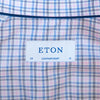 Eton Pink Check Contemporary Fit Dress Shirt