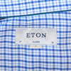 Eton Blue Check Signature Twill Classic Fit Dress Shirt