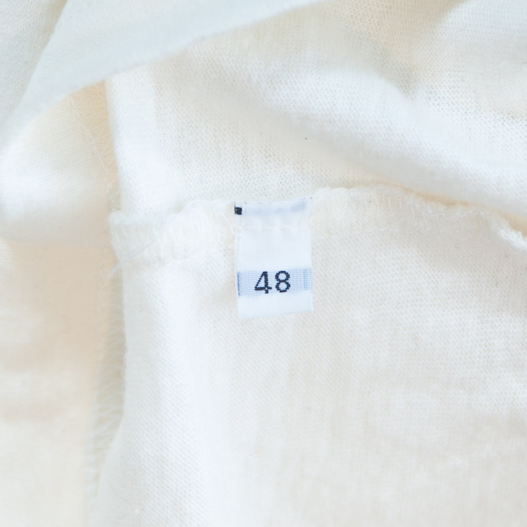 Song for the Mute White Oversize Graphic Print Long-Sleeve T-Shirt