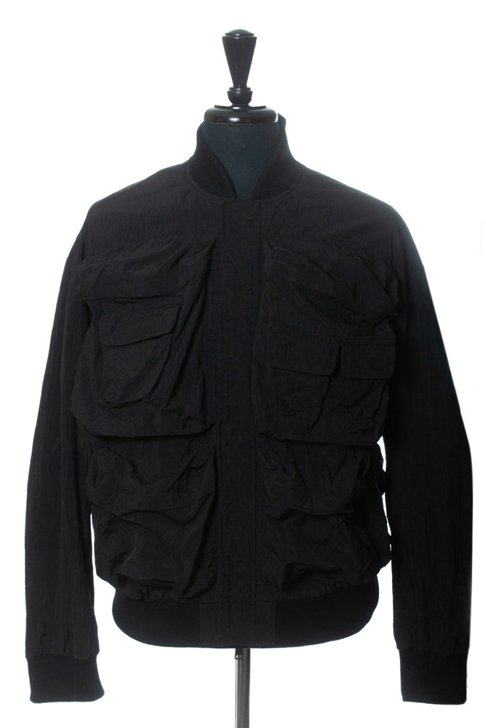 Diesel Black J-Stain-Short Bomber Jacket