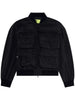 Diesel Black J-Stain-Short Bomber Jacket