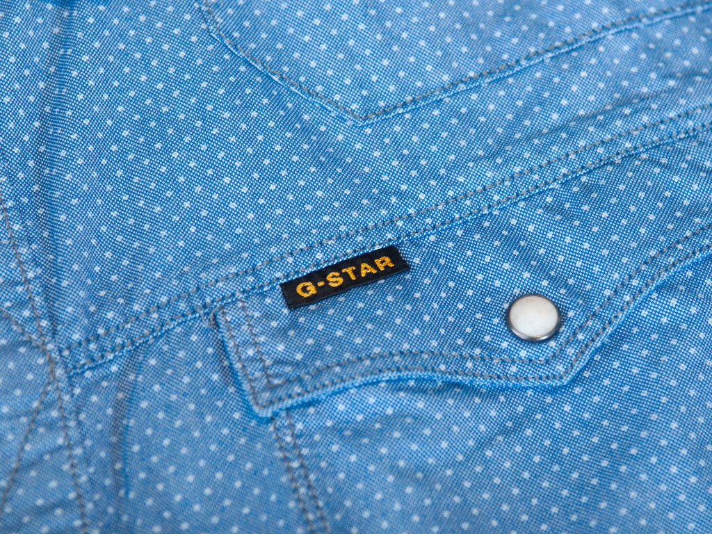 G-Star Dotted Chambray Western Shirt