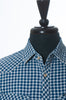 G-Star RAW Blue Check 3301 Slim Fit Western Shirt