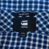 G-Star RAW Blue Check 3301 Slim Fit Western Shirt