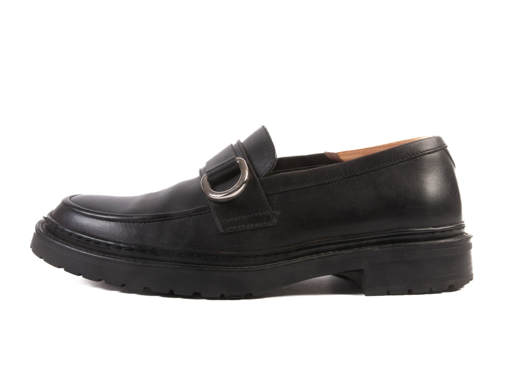 Neil Barrett Black Leather Loafers