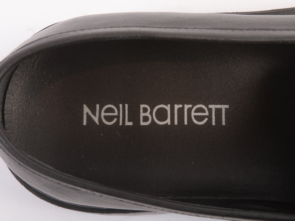 Neil Barrett Black Leather Loafers